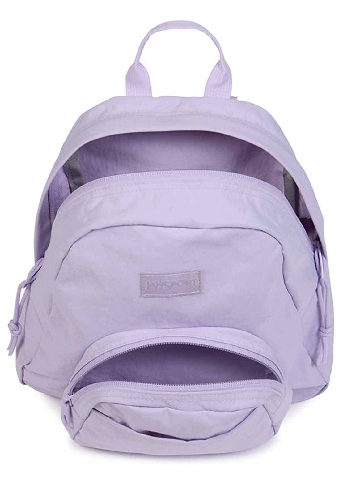 Jansport Unisex Half Pint FX Backpack Soft Nylon Pastel Lilac