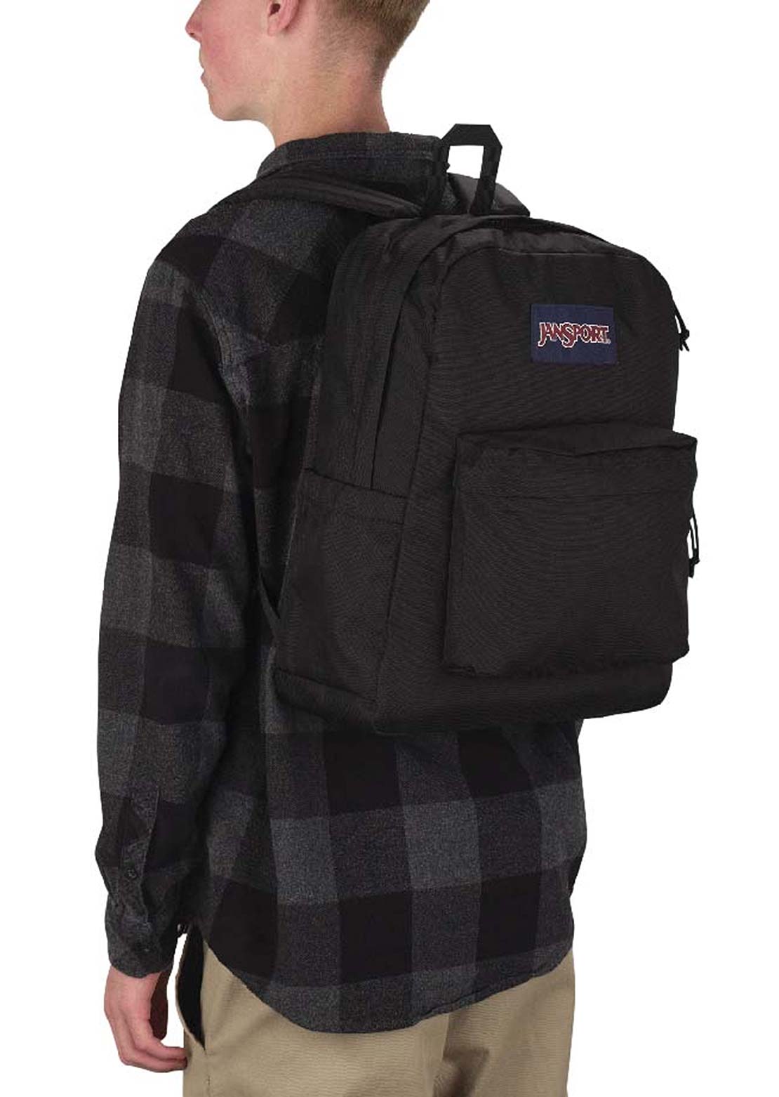 Jansport Unisex Superbreak Plus FX Backpack Soft Nylon Black