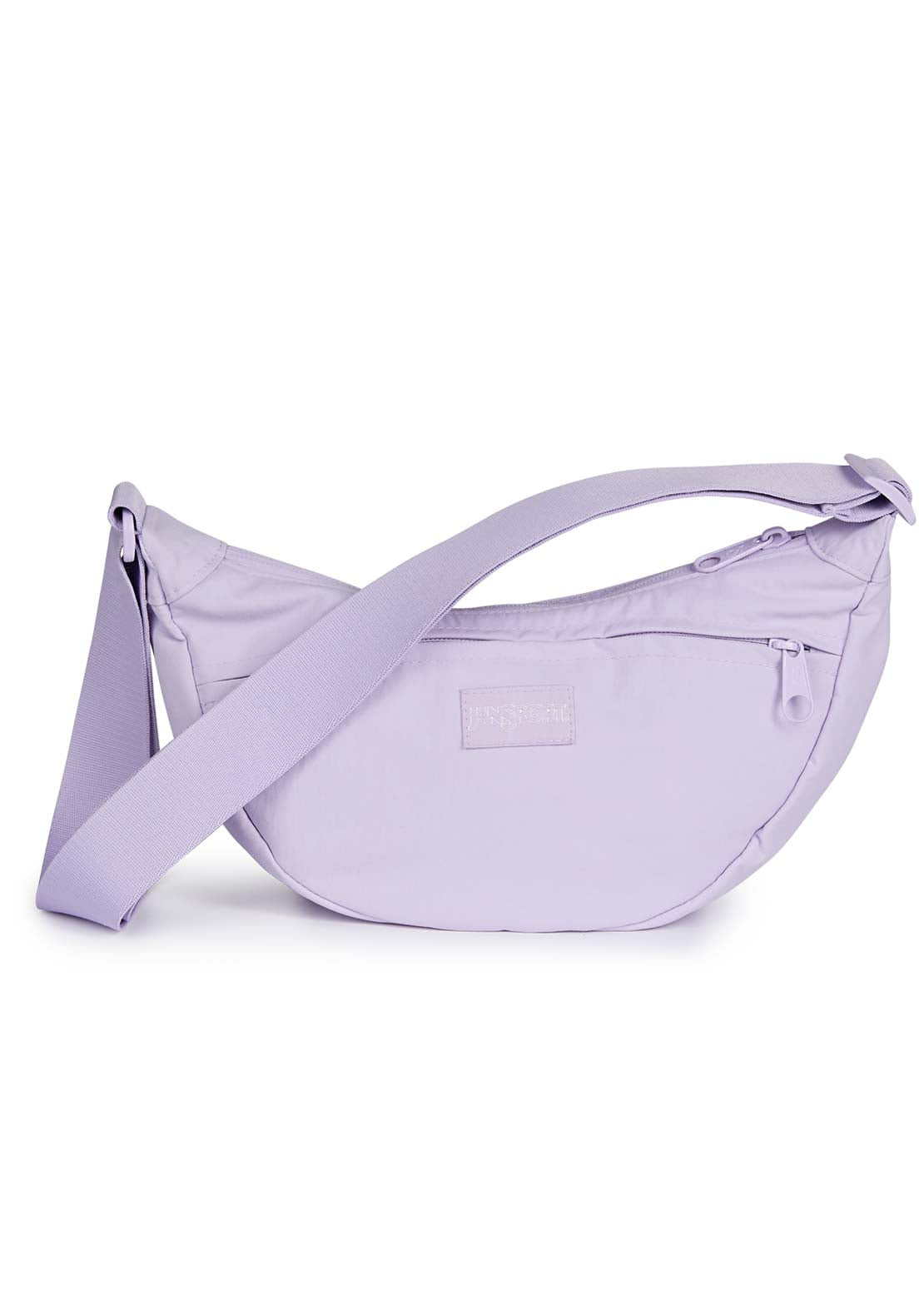 Jansport Unisex Unphased Small Crossbody Bag Soft Nylon Pastel Lilac