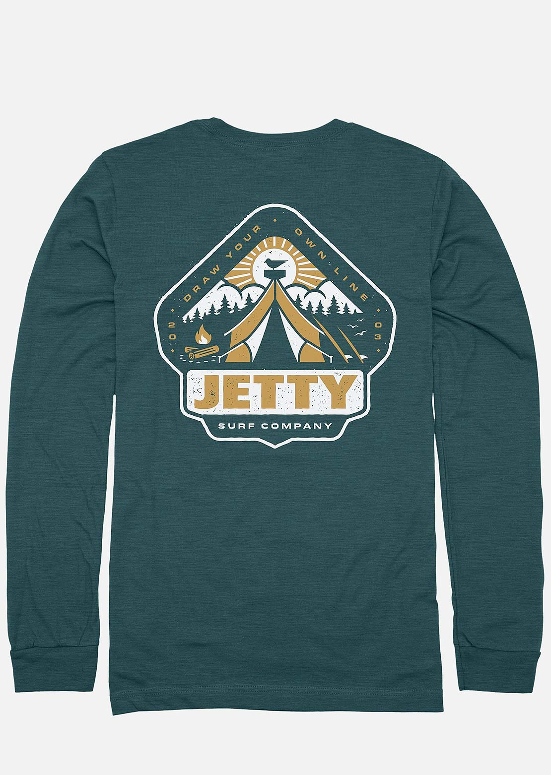 Jetty Junior Camper Longsleeve Teal