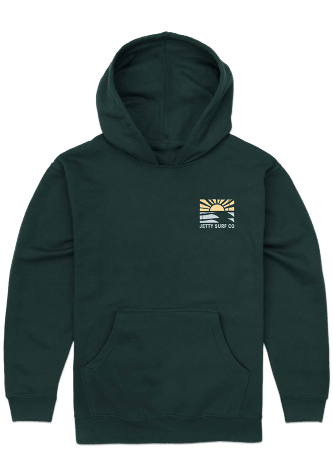 Jetty Junior Retreat Hood Forest Green
