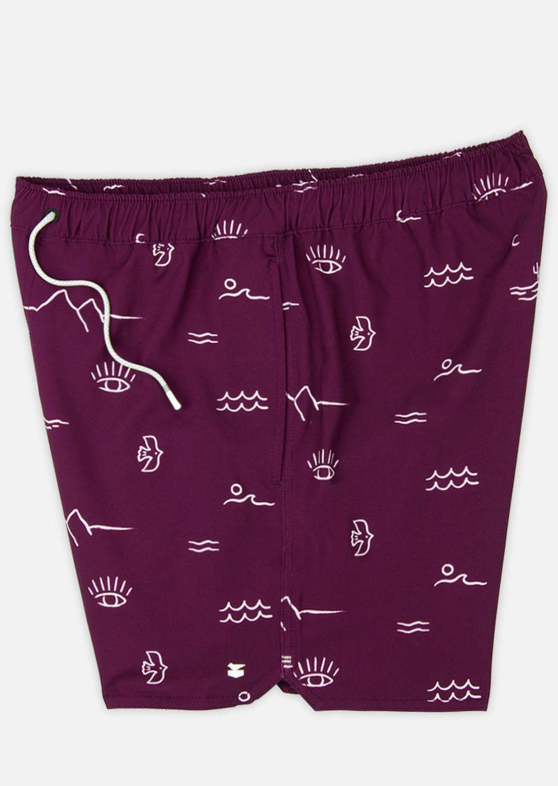 Jetty Men&#39;s Bayside Volley Boardshorts Maroon