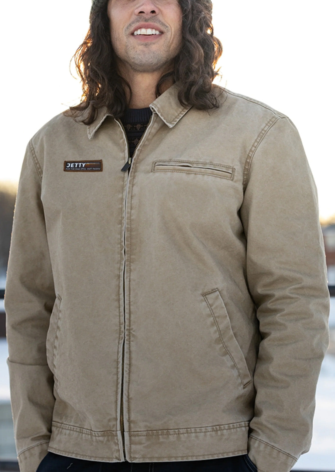 Jetty Men's Bradley Canvas Jacket Brown