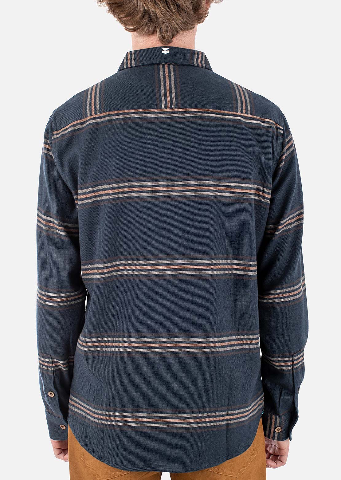 Jetty Men's Essex Oyster Twill Button Up Shirt Graphite