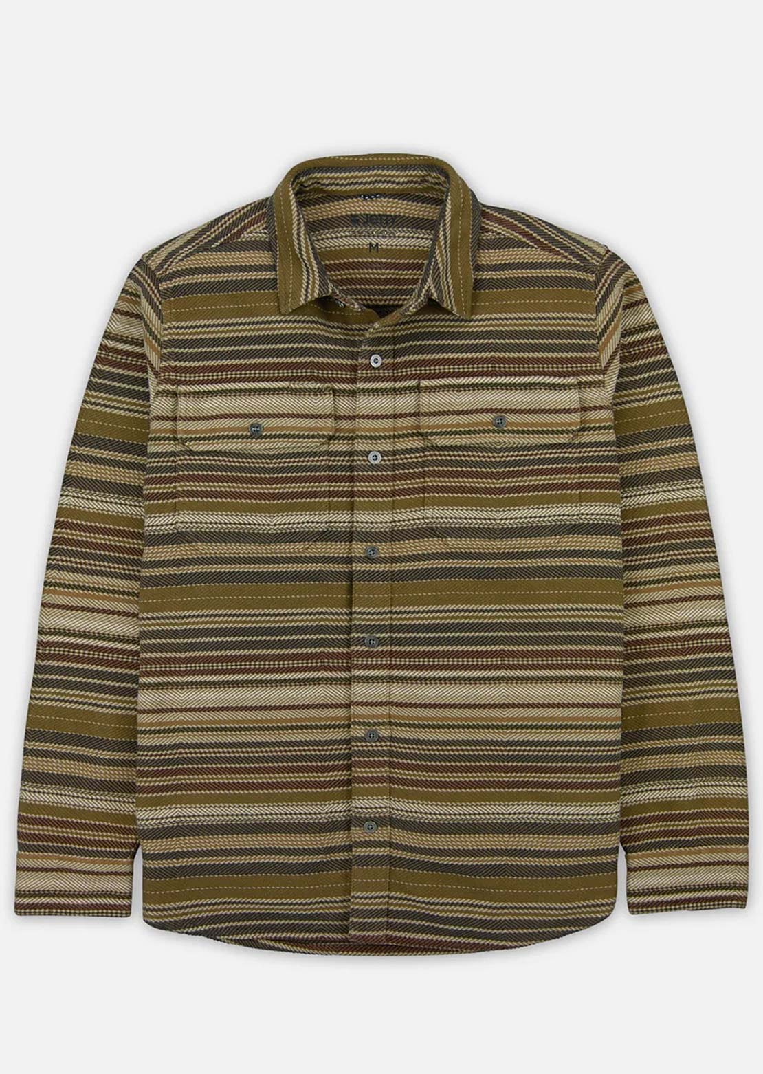 Jetty Men's Horizon Heavy-Duty Flannel Button Up Shirt Brown