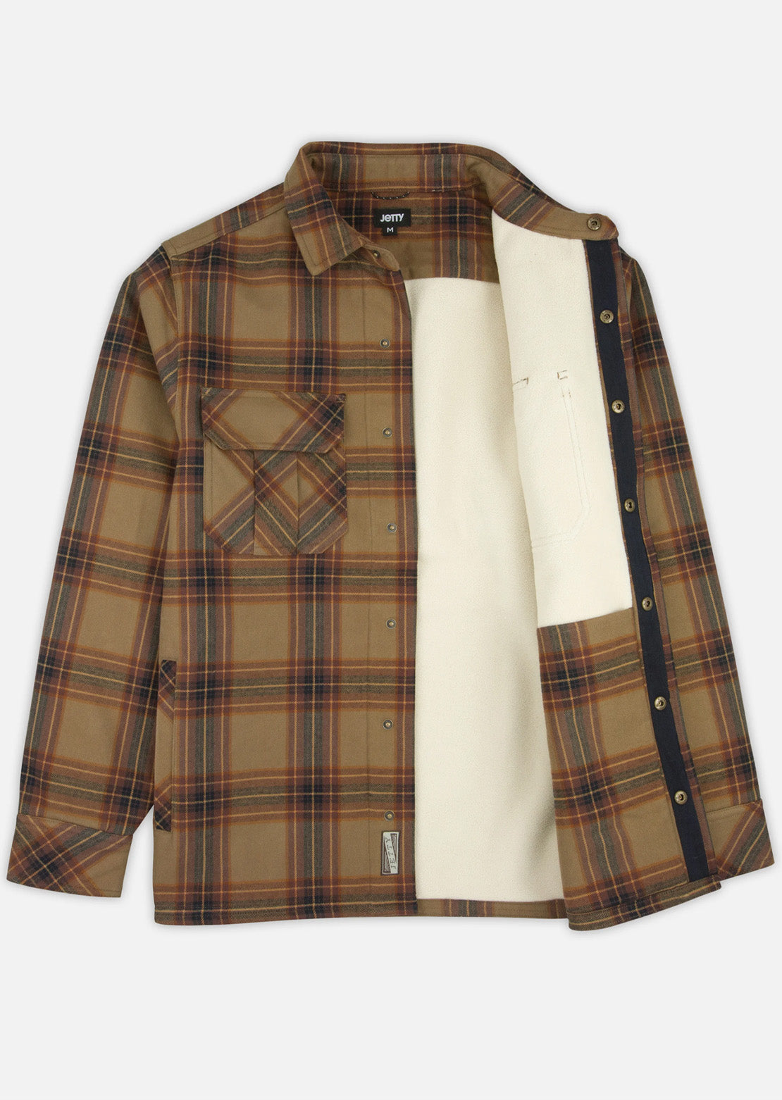 Jetty Men's Hull Jacket Brown