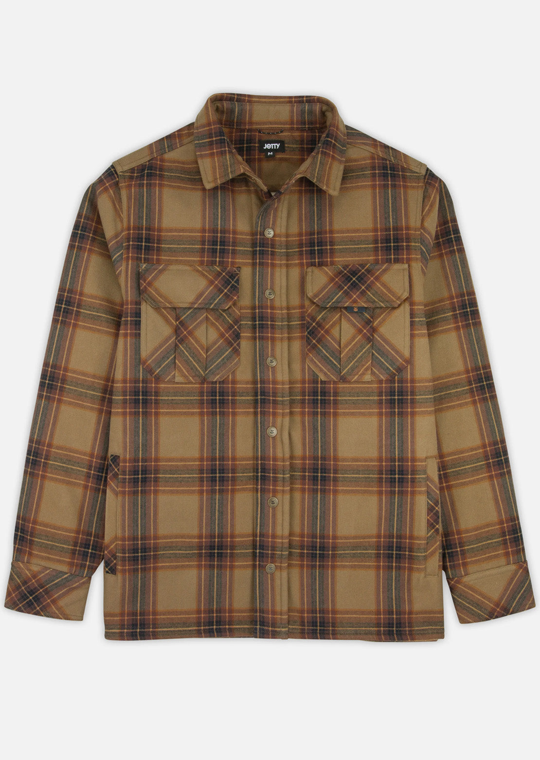 Jetty Men's Hull Jacket Brown