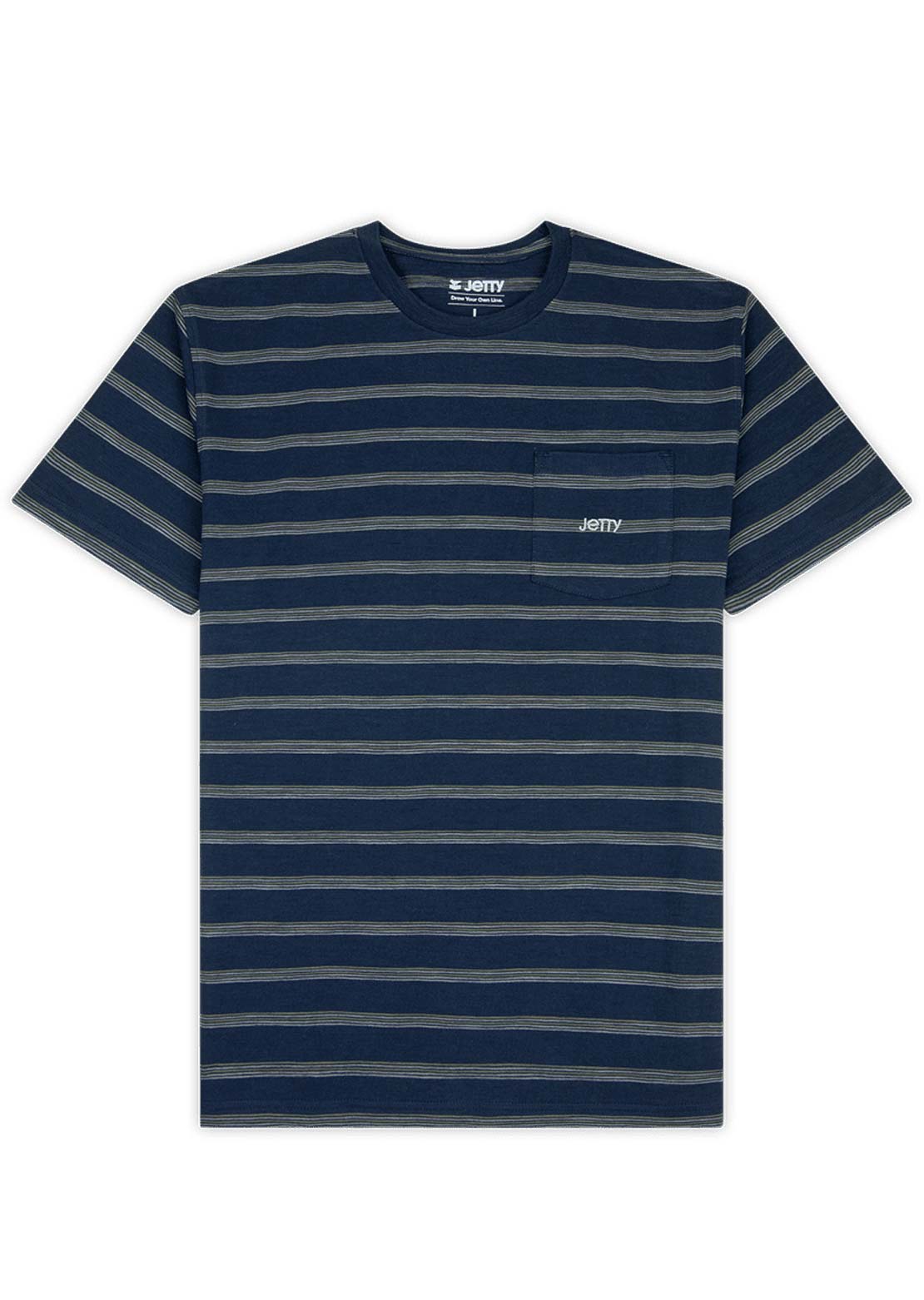 Jetty Men's Pehala Slub Premium T-Shirt Brown