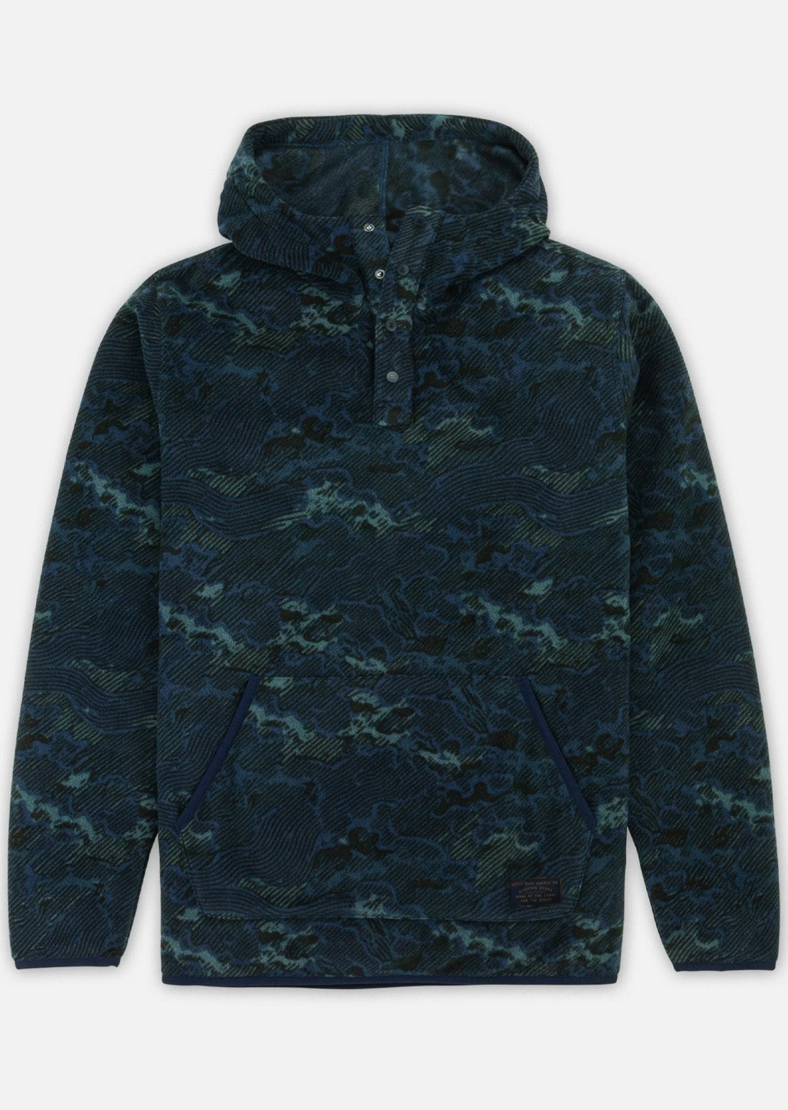 Jetty Men's Quintin Fleece Hood Blue