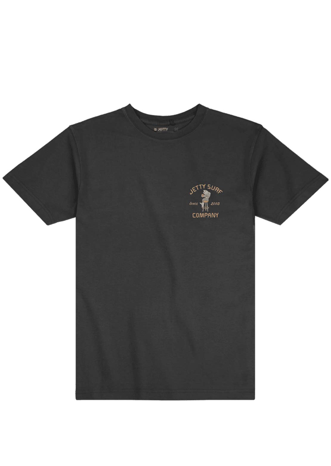 Jetty Men's Raw Bar T-Shirt Black