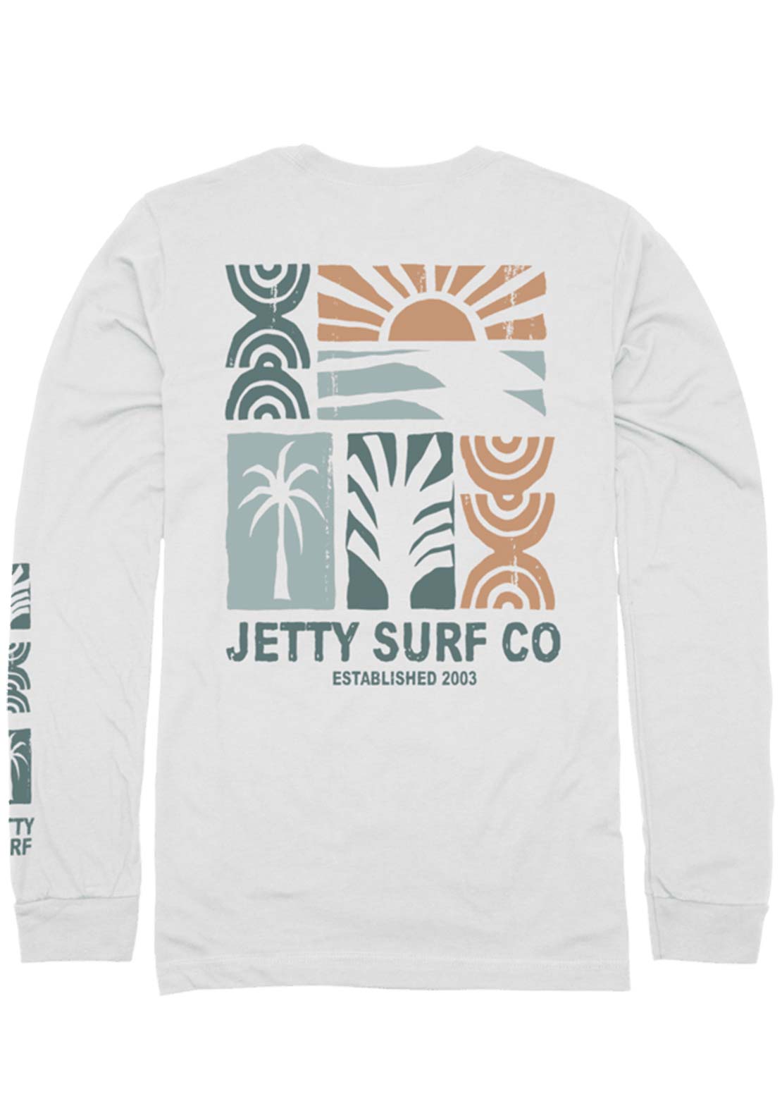 Jetty Men's Retreat Long Sleeve White