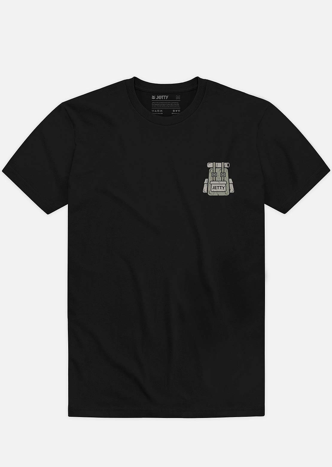 Jetty Men&#39;s Rove T-Shirt Black