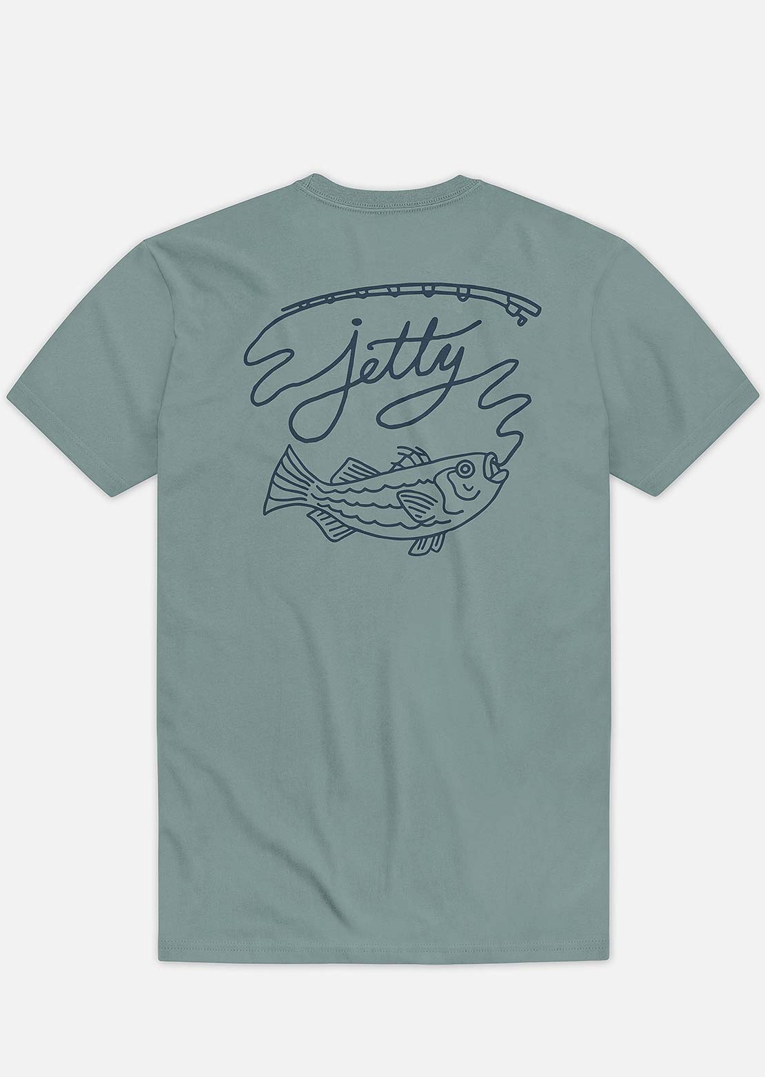 Jetty Men&#39;s Striper T-Shirt Teal