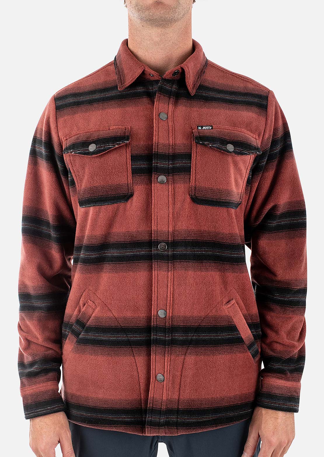 Jetty Men&#39;s The Concordia Fleece Jacket Mauve
