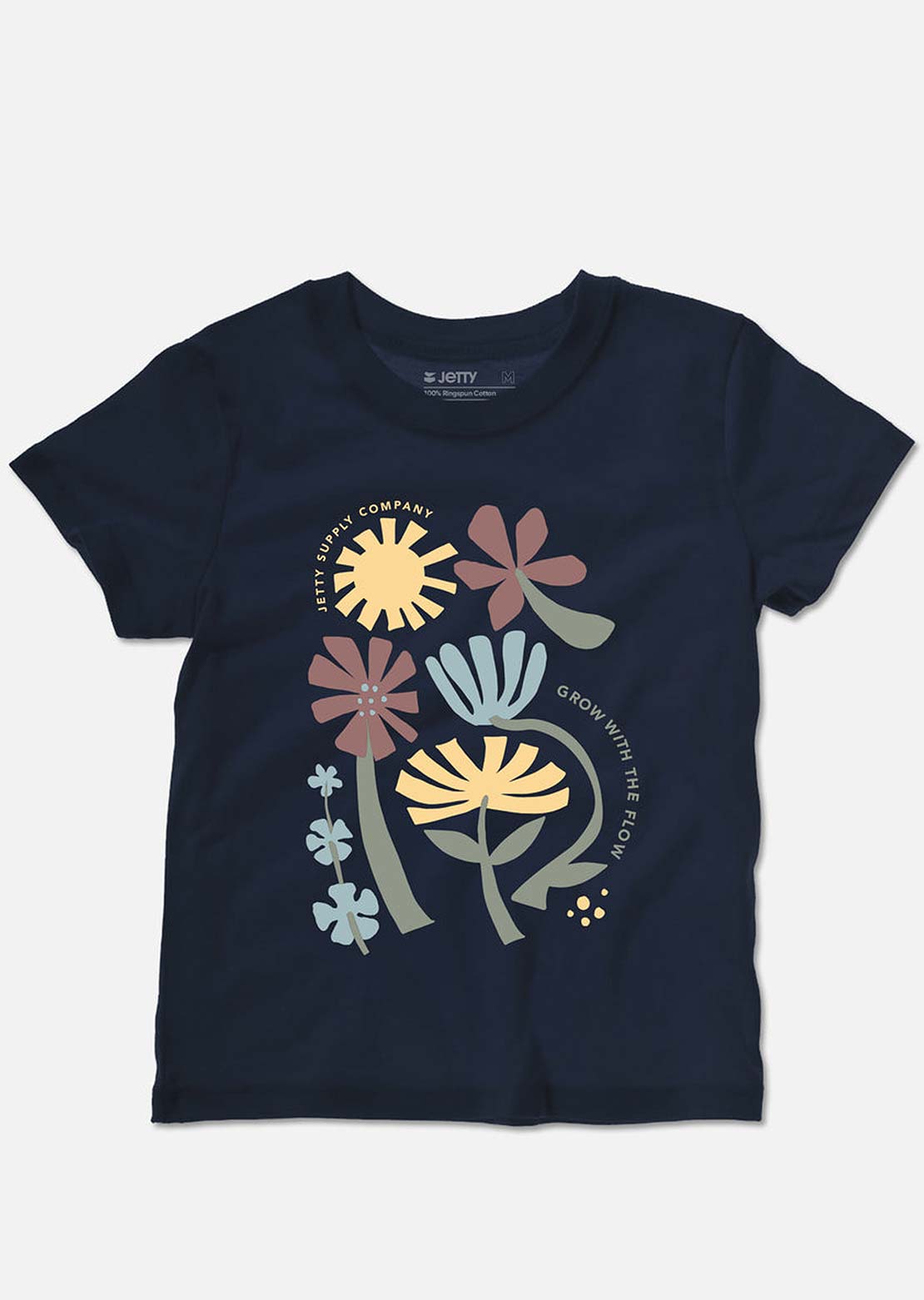 Jetty Toddler Flora T-Shirt Navy