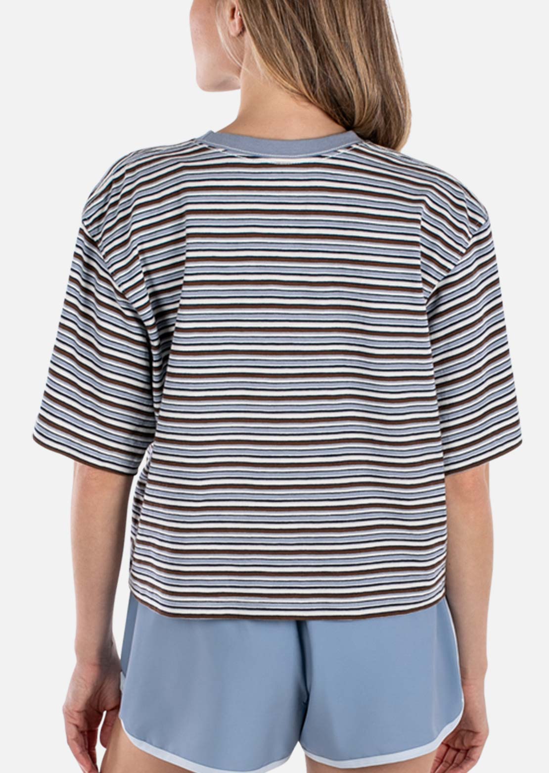 Jetty Women's Avalon Striped T-Shirt Blue