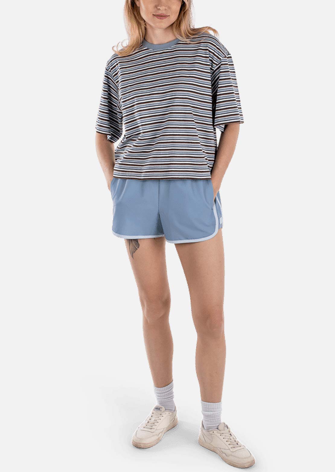 Jetty Women's Avalon Striped T-Shirt Blue