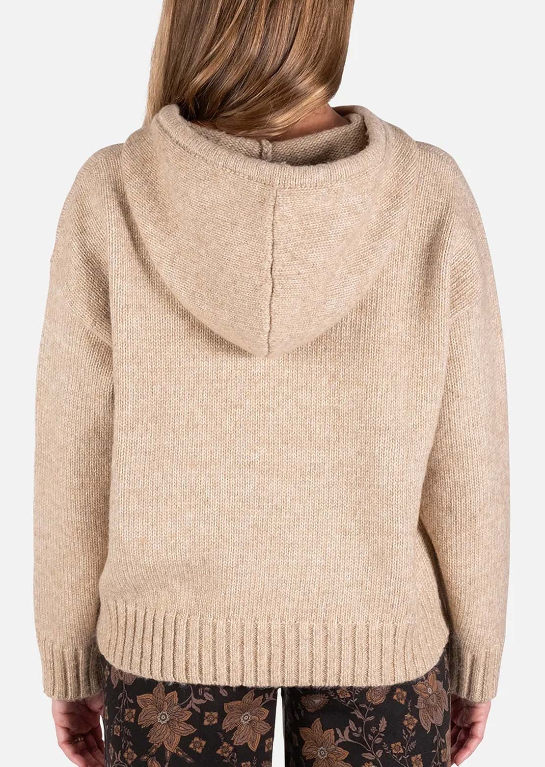 Jetty Women's Beacon Jersey Hood Camel