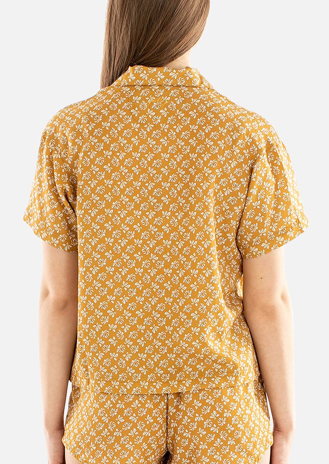 Jetty Women's Cape Cod Button Up Shirt Yellow
