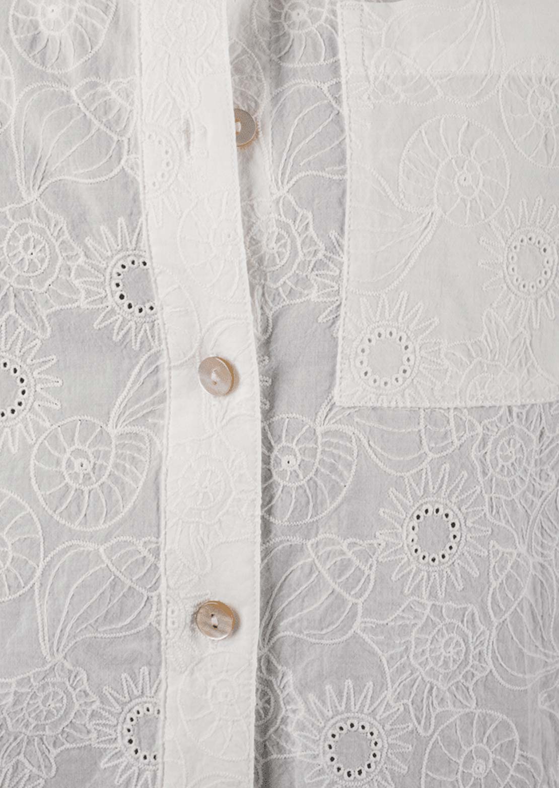 Jetty Women's Cape Cod Cotton Button Up Shirt White