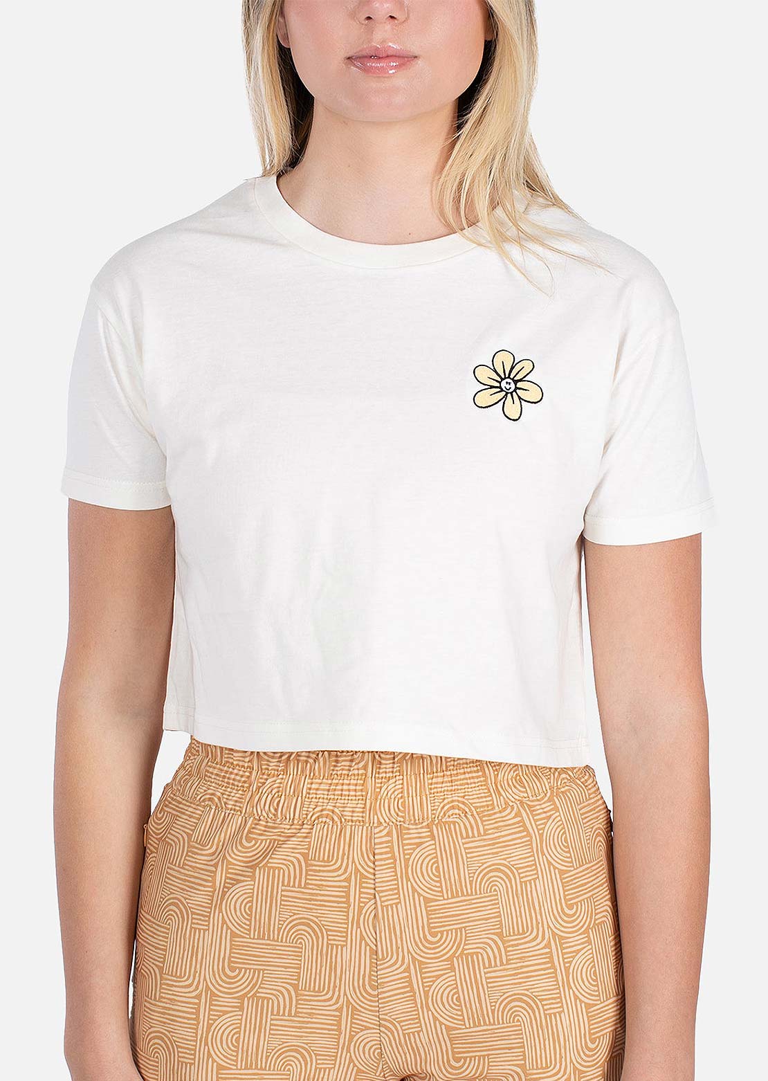 Jetty Women's Daisy SS T-Shirt White