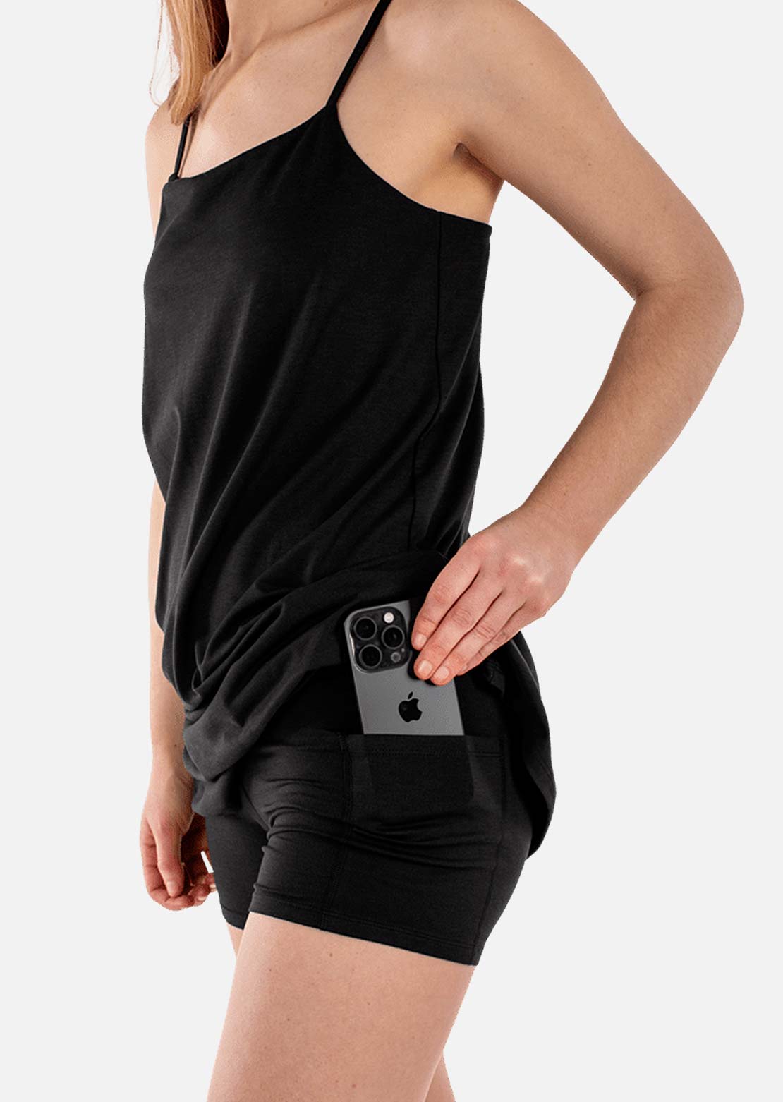 Jetty Women's Laguna Active Mini Dress Black