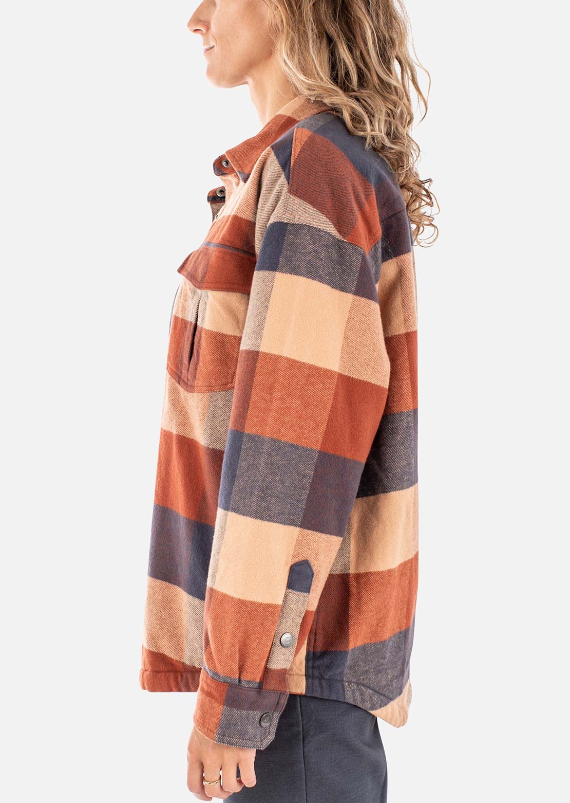 Jetty Women&#39;s Nivean Flannel Jacket Tan