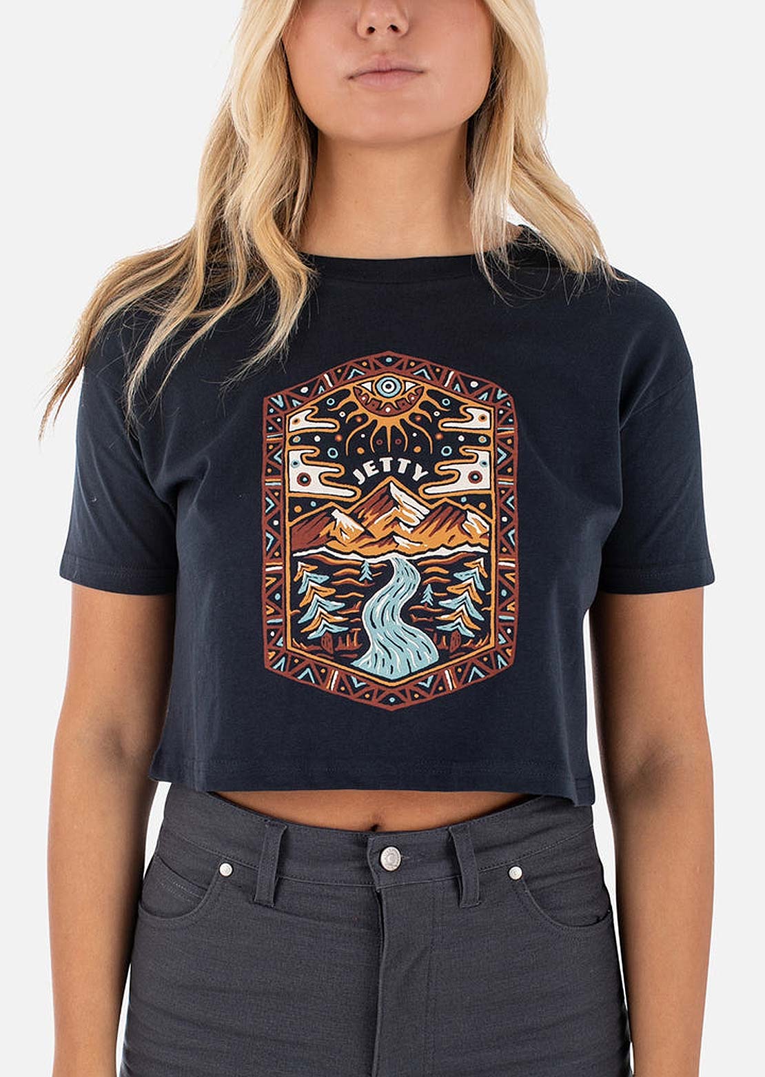 Jetty Women&#39;s Palisade T-Shirt Navy
