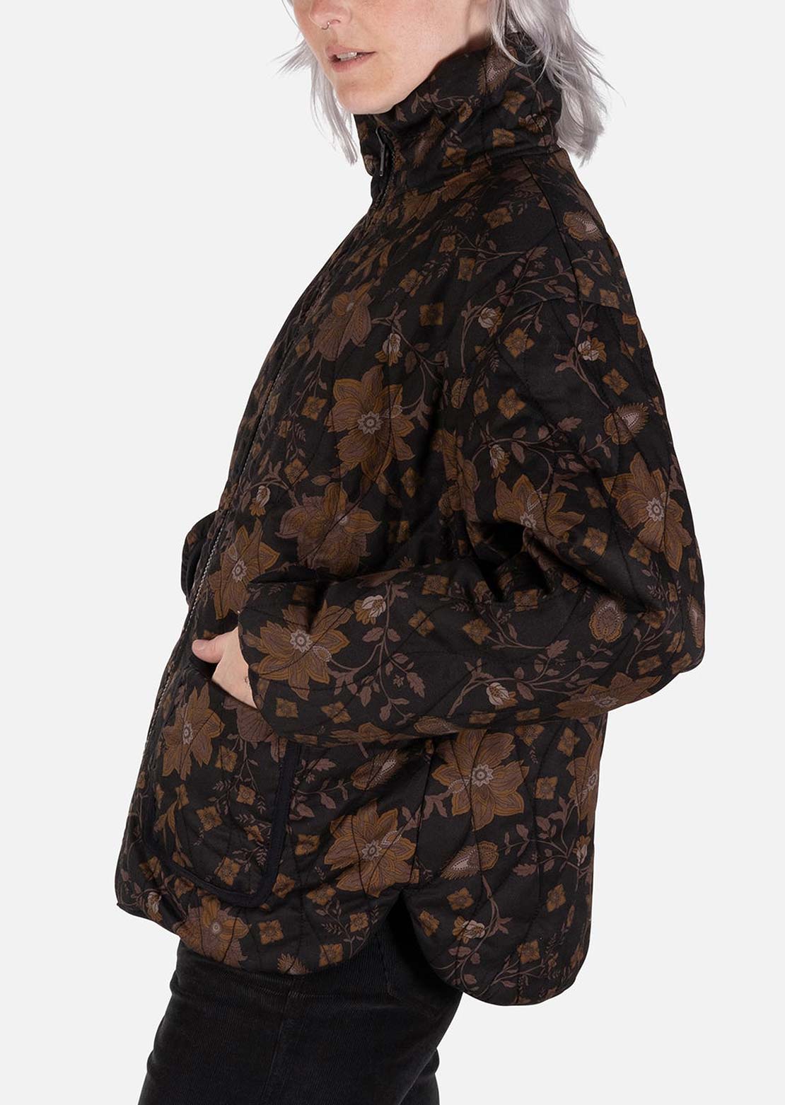 Jetty Women's Rainier Reversible Puffer Jacket Black