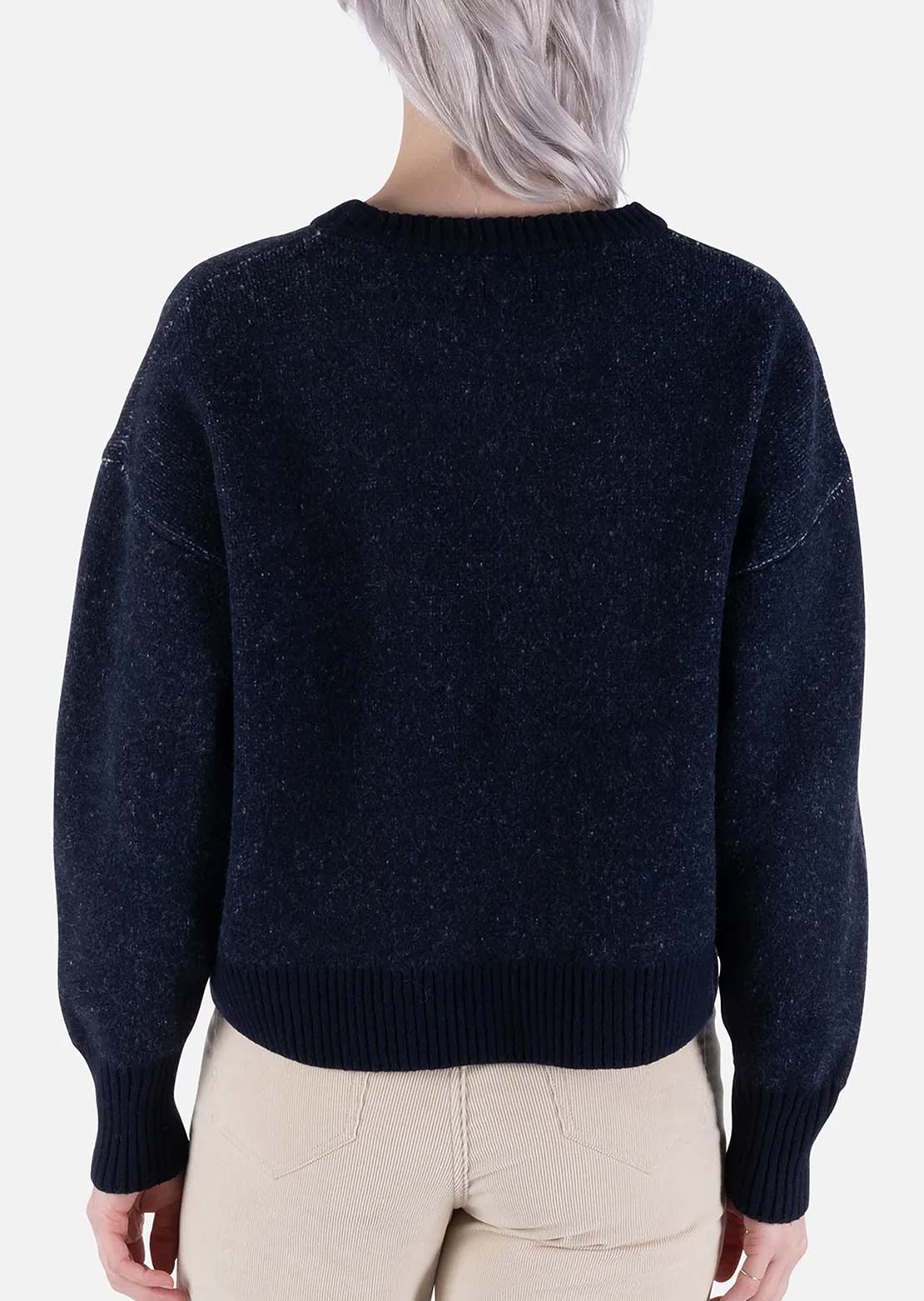 Jetty Women's SeaTini Jacquard Sweater Navy
