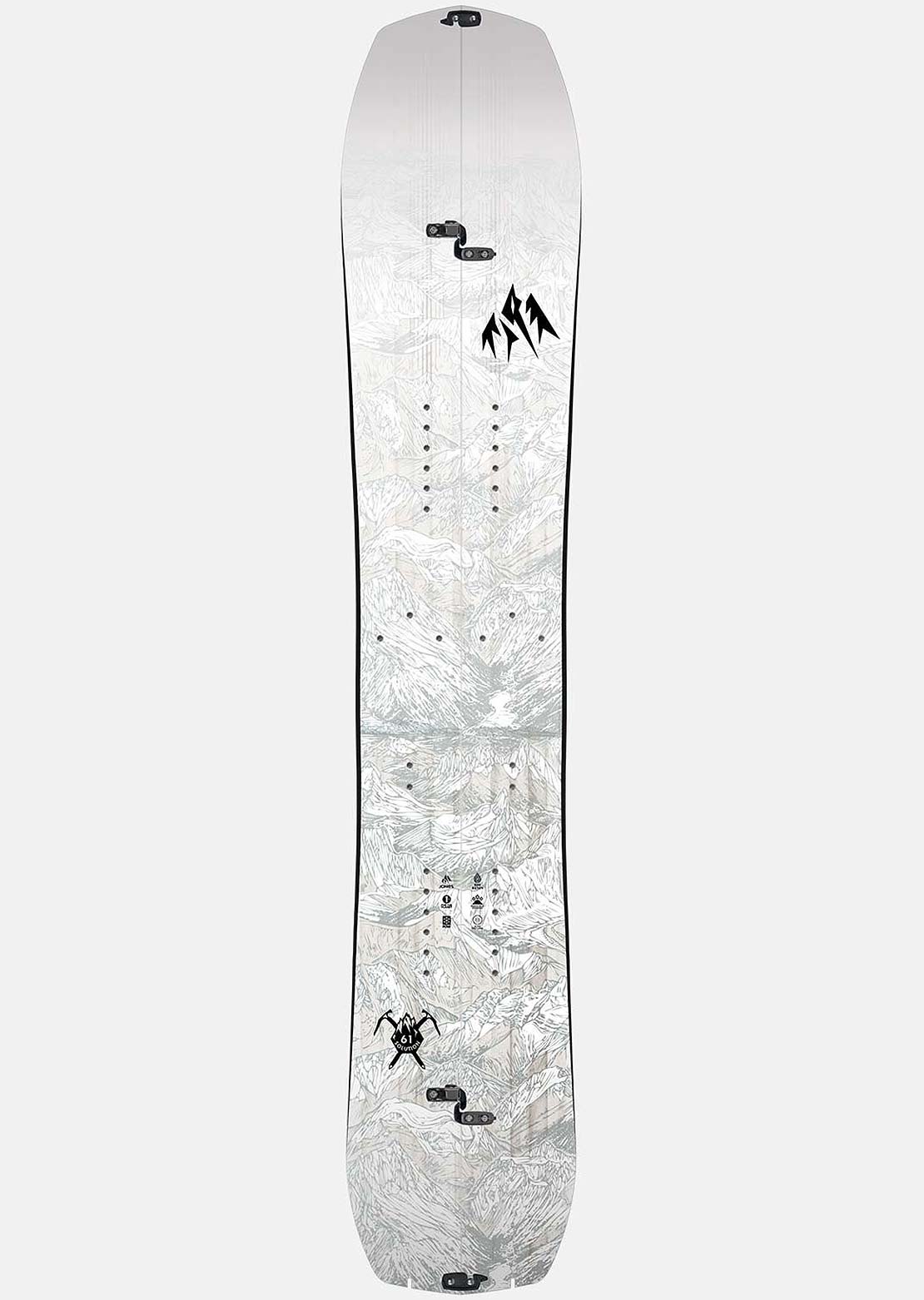 Jones Carbon Solution Splitboard Black
