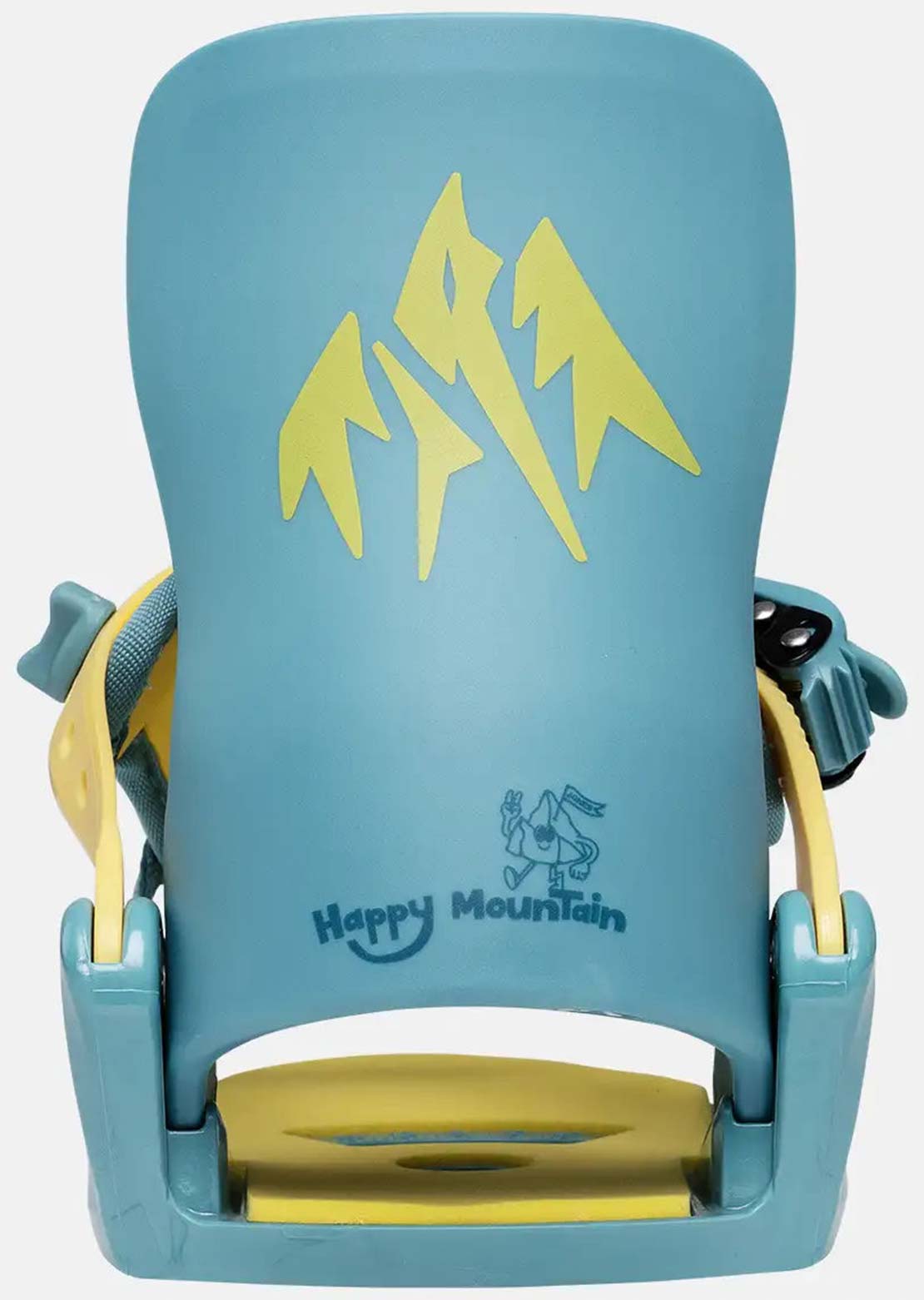 Jones Junior Happy Mountain Package Snowboard Set Yellow
