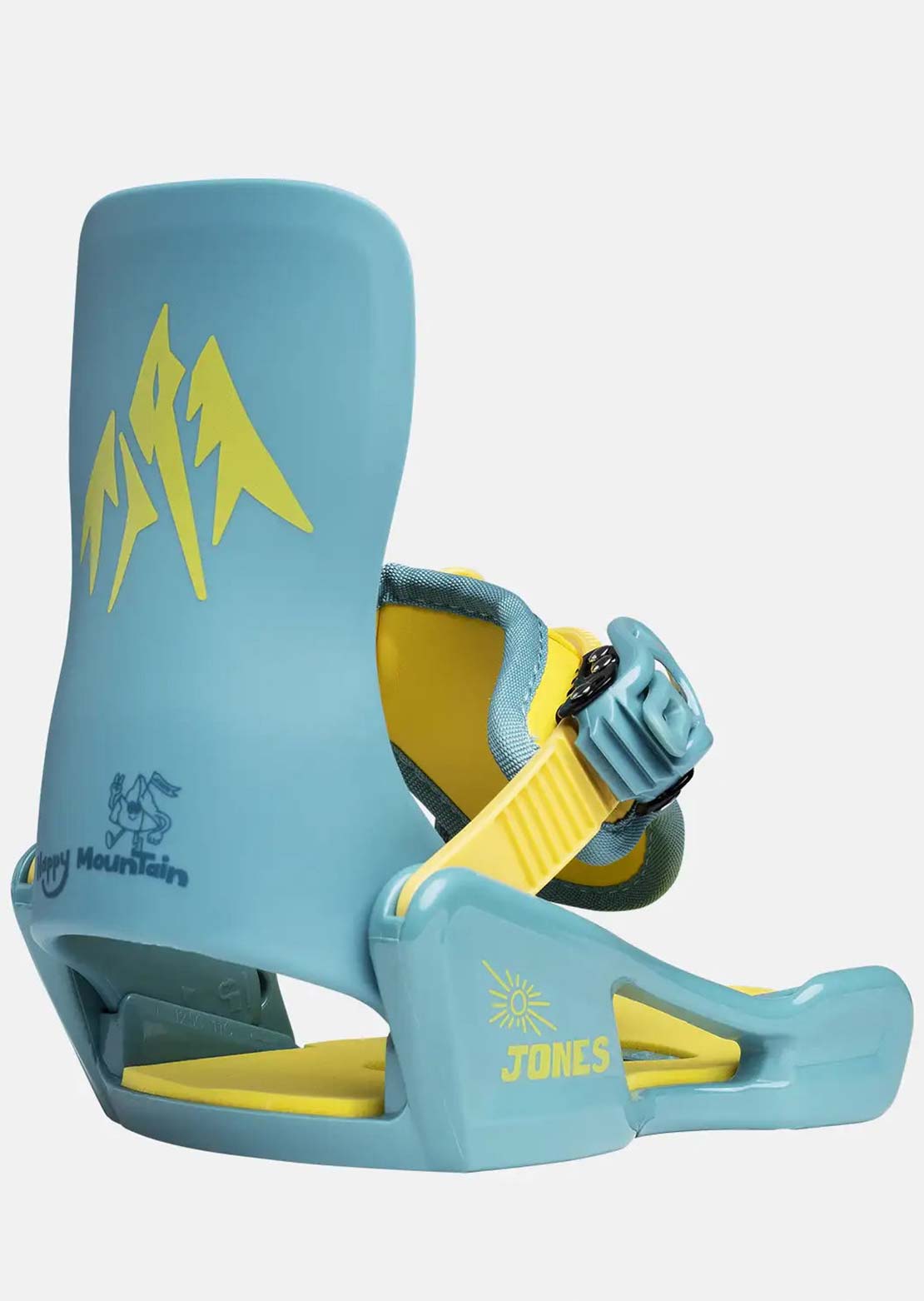 Jones Junior Happy Mountain Package Snowboard Set Yellow