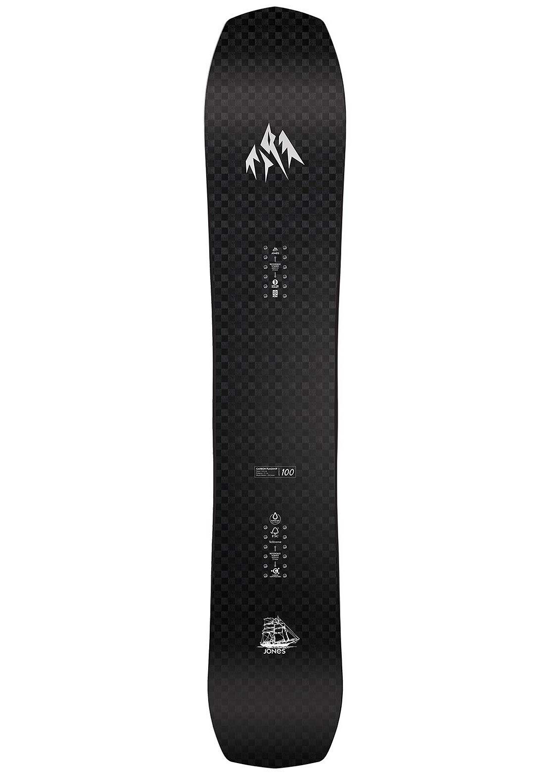 Jones Men&#39;s Carbon Flagship Snowboard