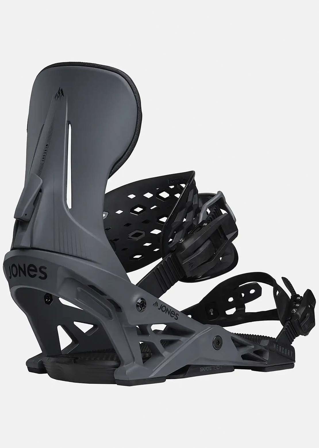 Jones Men's Mercury Snowboard Bindings Shadow Gray