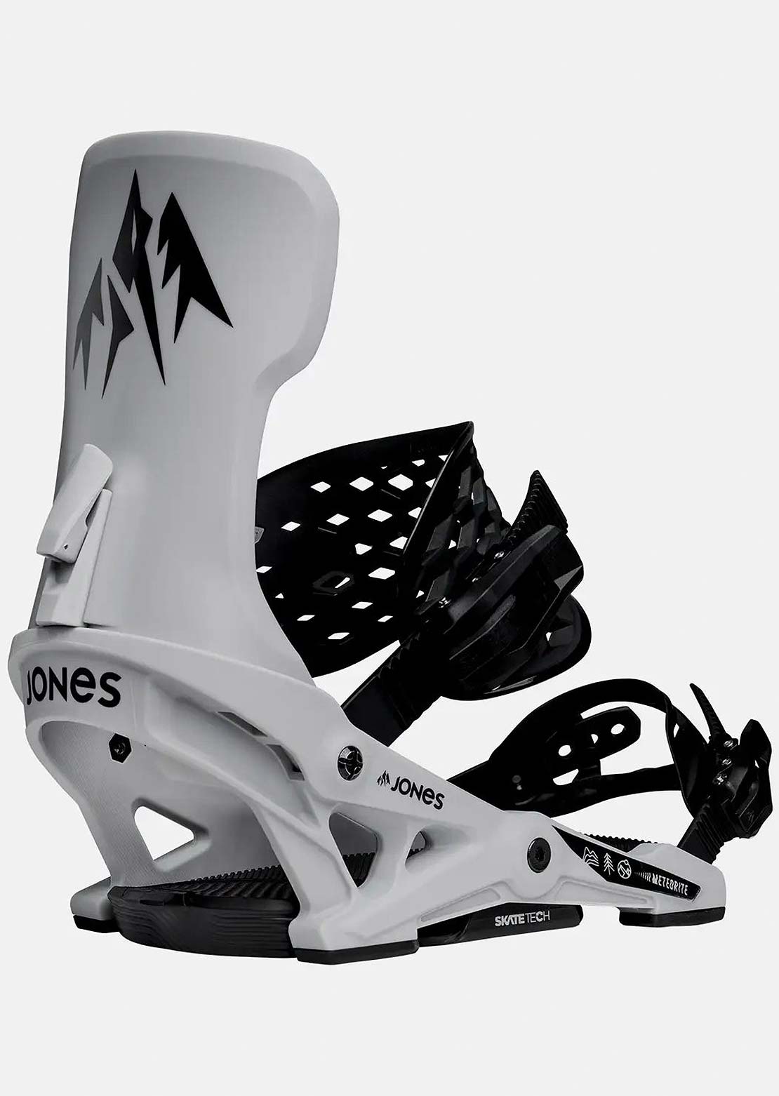 Jones Men's Meteorite Snowboard Bindings Smoke Gray