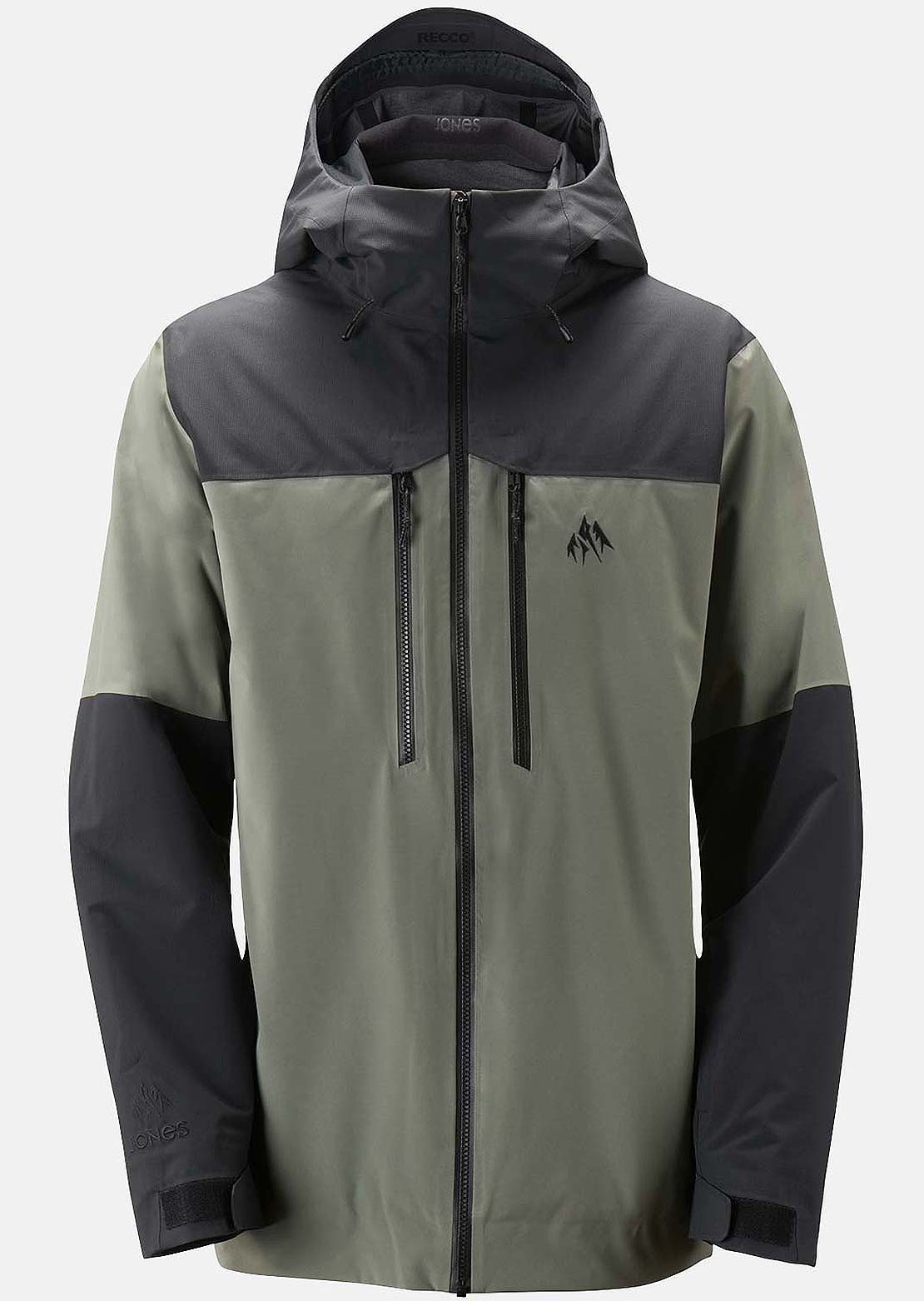 Jones Men's Mountain Surf Parka Jacket Herb Green