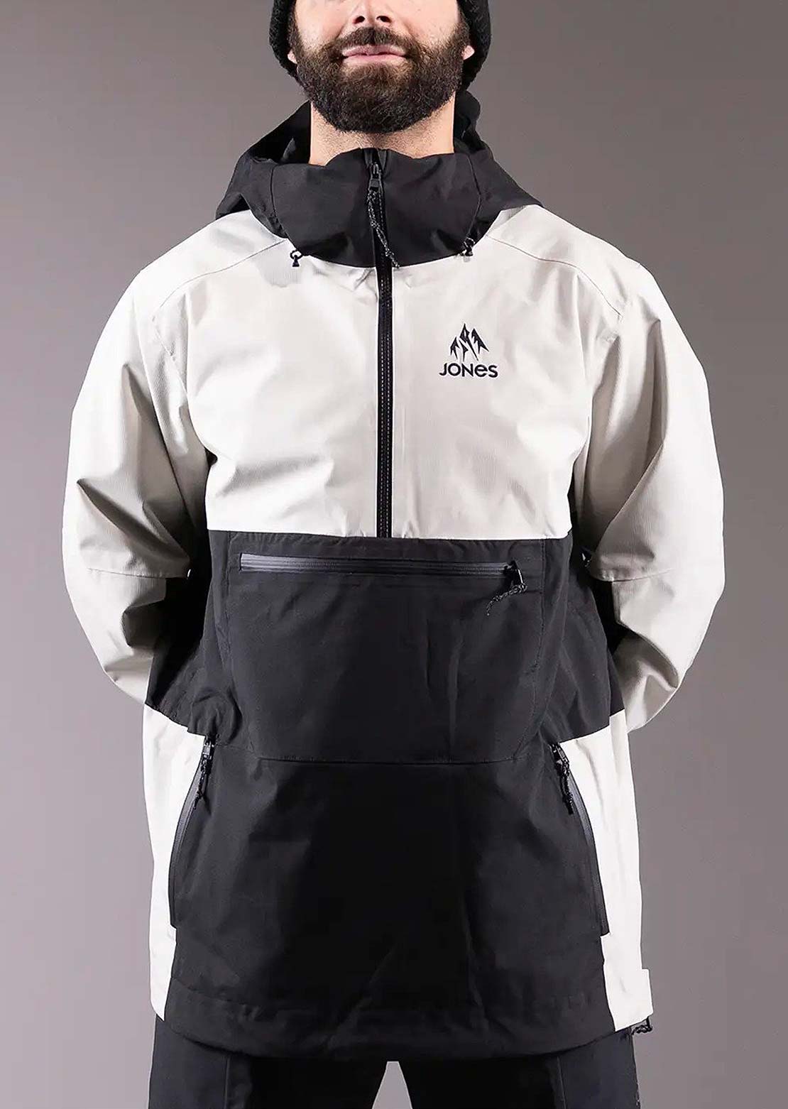 Jones Men's Mountain Surf Rec Anorak Smoke Gray