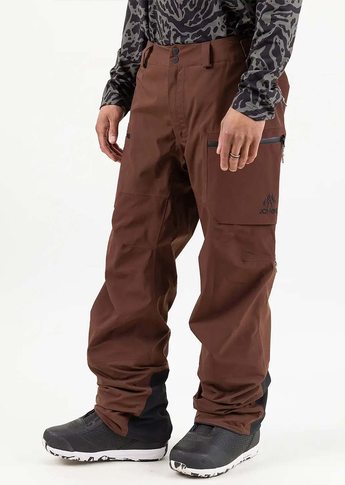 Jones Men's Mountain Surf Recycled Pants Coffee Brown