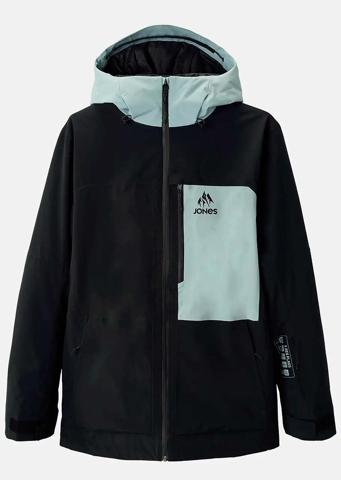 Jones Men's Mountain Surf Recycled Parka Stealth Black