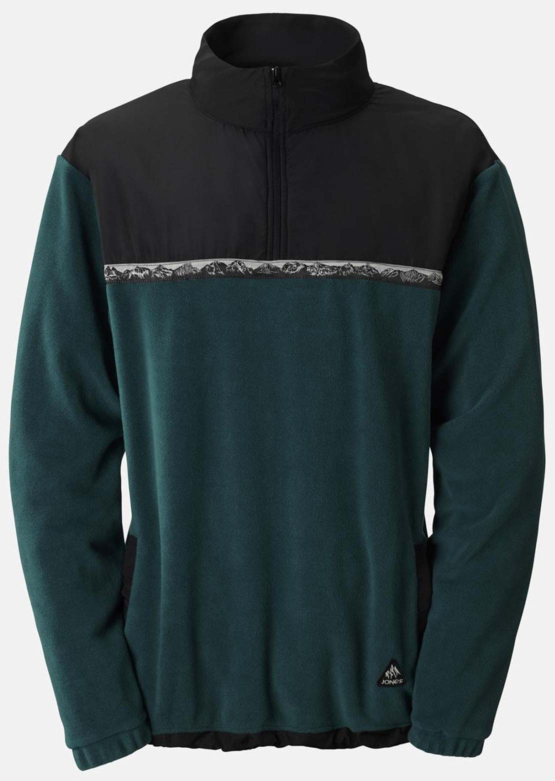 Jones Men's Rec Half Zip Fleece Pacific Teal