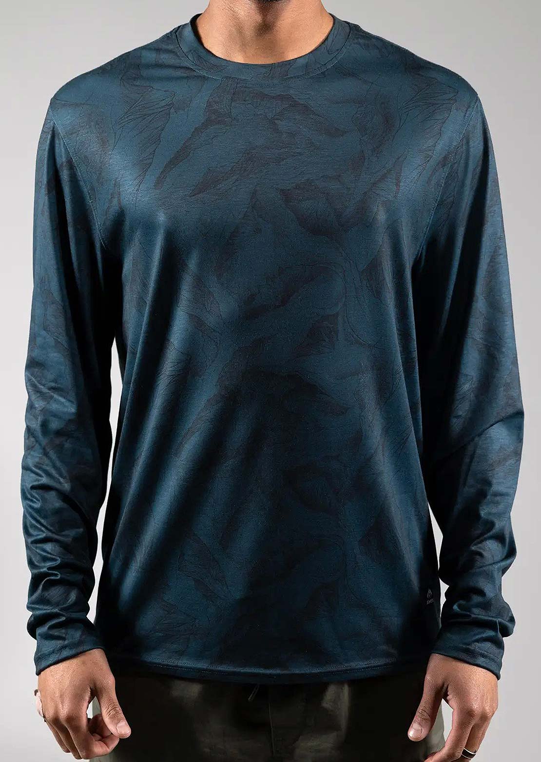 Jones Men's Rec Tech Long Sleeve Pacific Teal