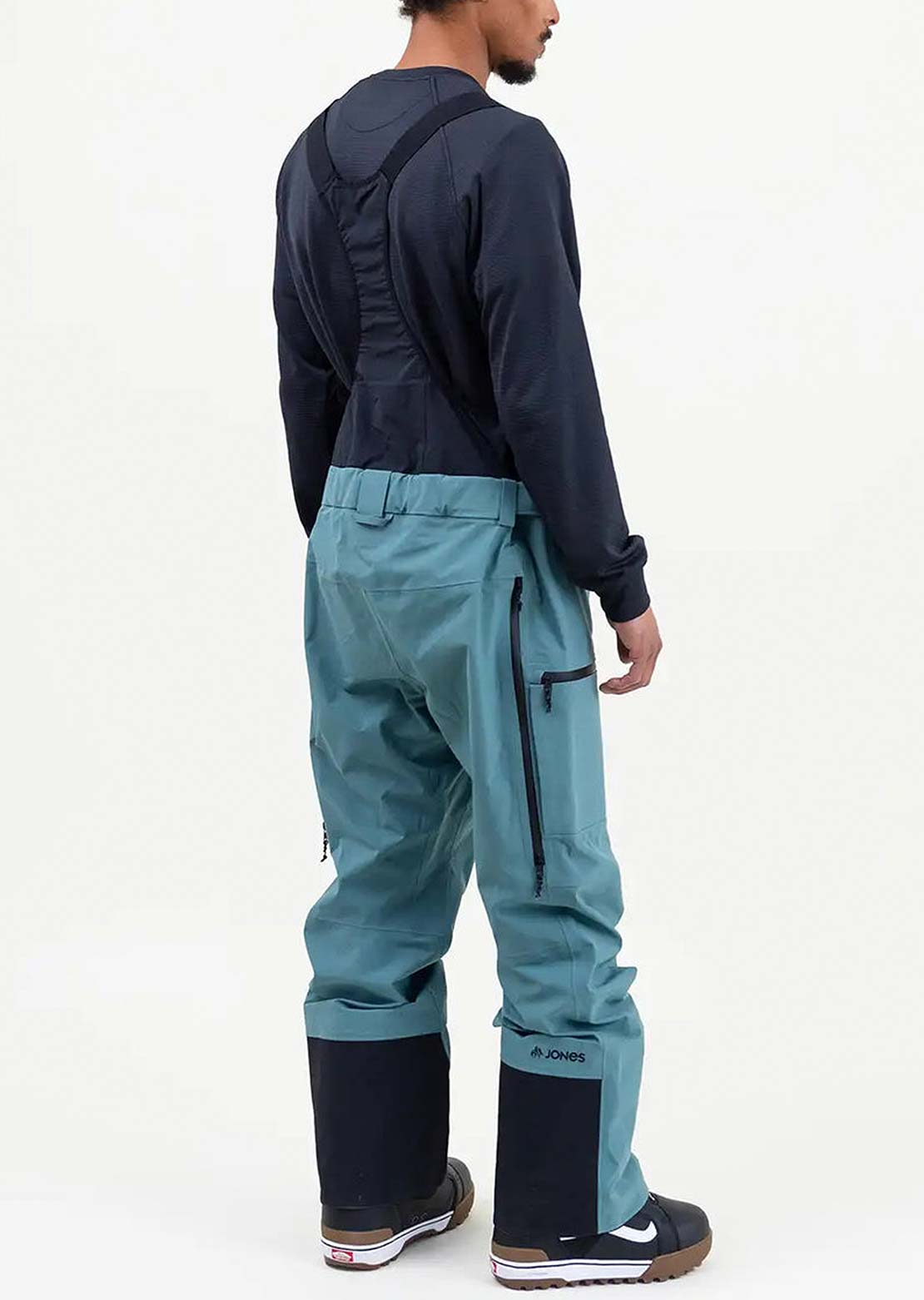 Jones Men's Shralpinist Stretch Recycled Bib Pants Atlantic Blue