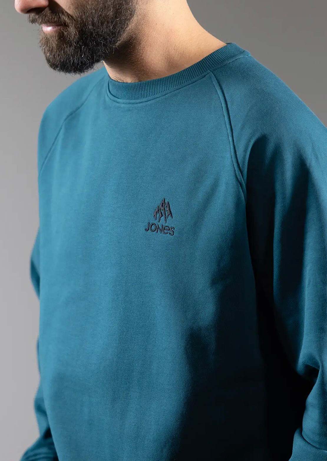 Jones Men's Sierra Original Cotton Crew Sweater Pacific Teal