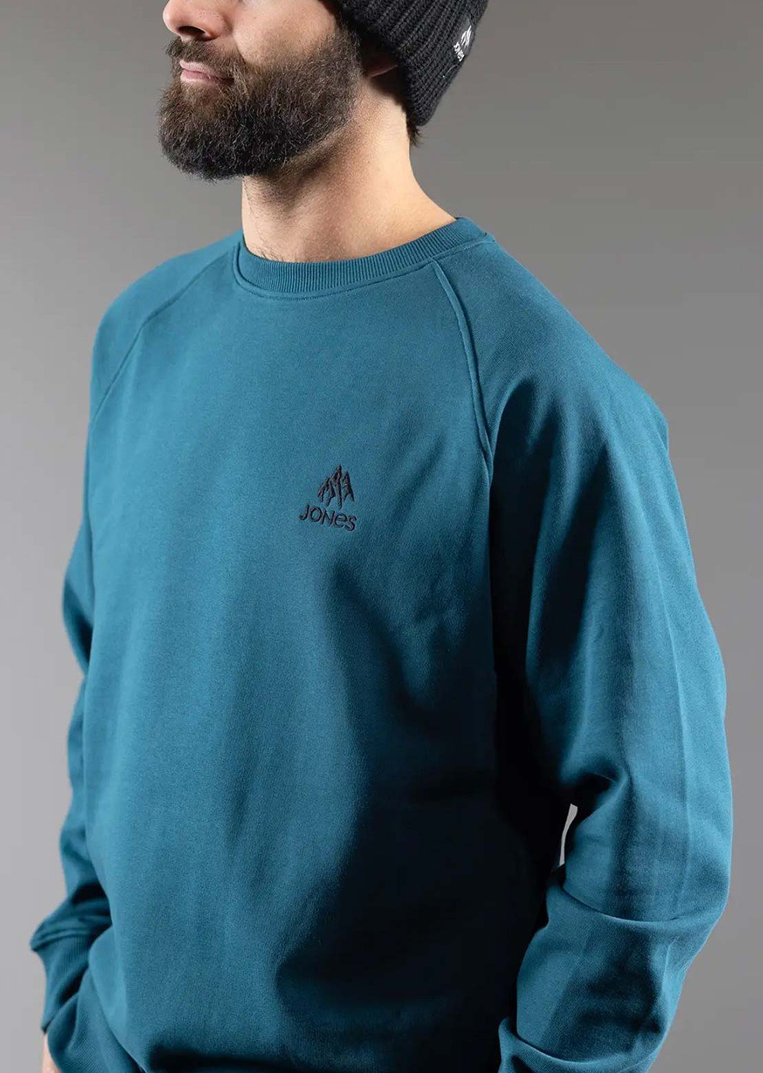 Jones Men's Sierra Original Cotton Crew Sweater Pacific Teal