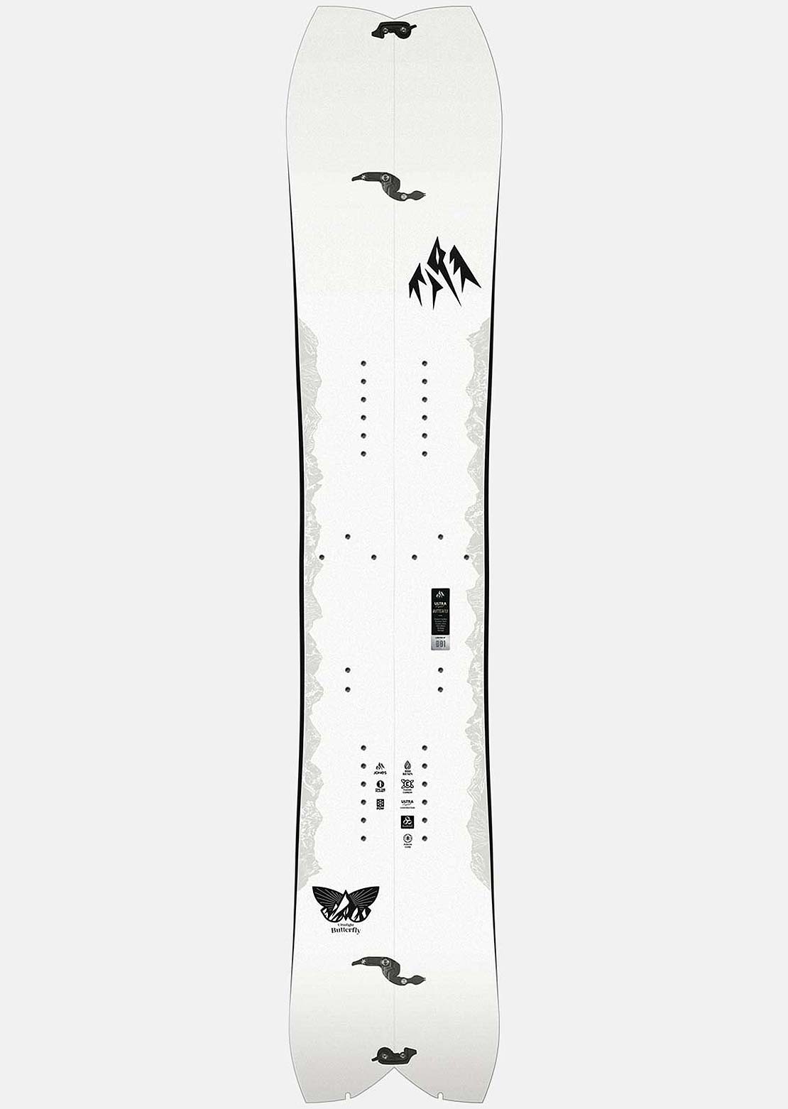 Jones Ultralight Butterfly Splitboard White