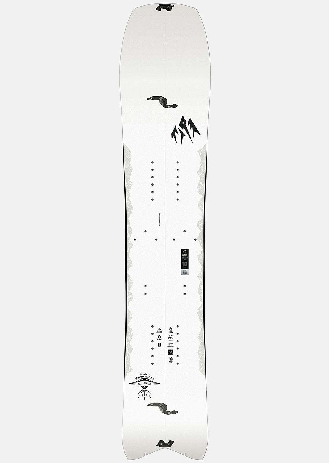 Jones Ultralight Hovercraft 2.0 Splitboard White
