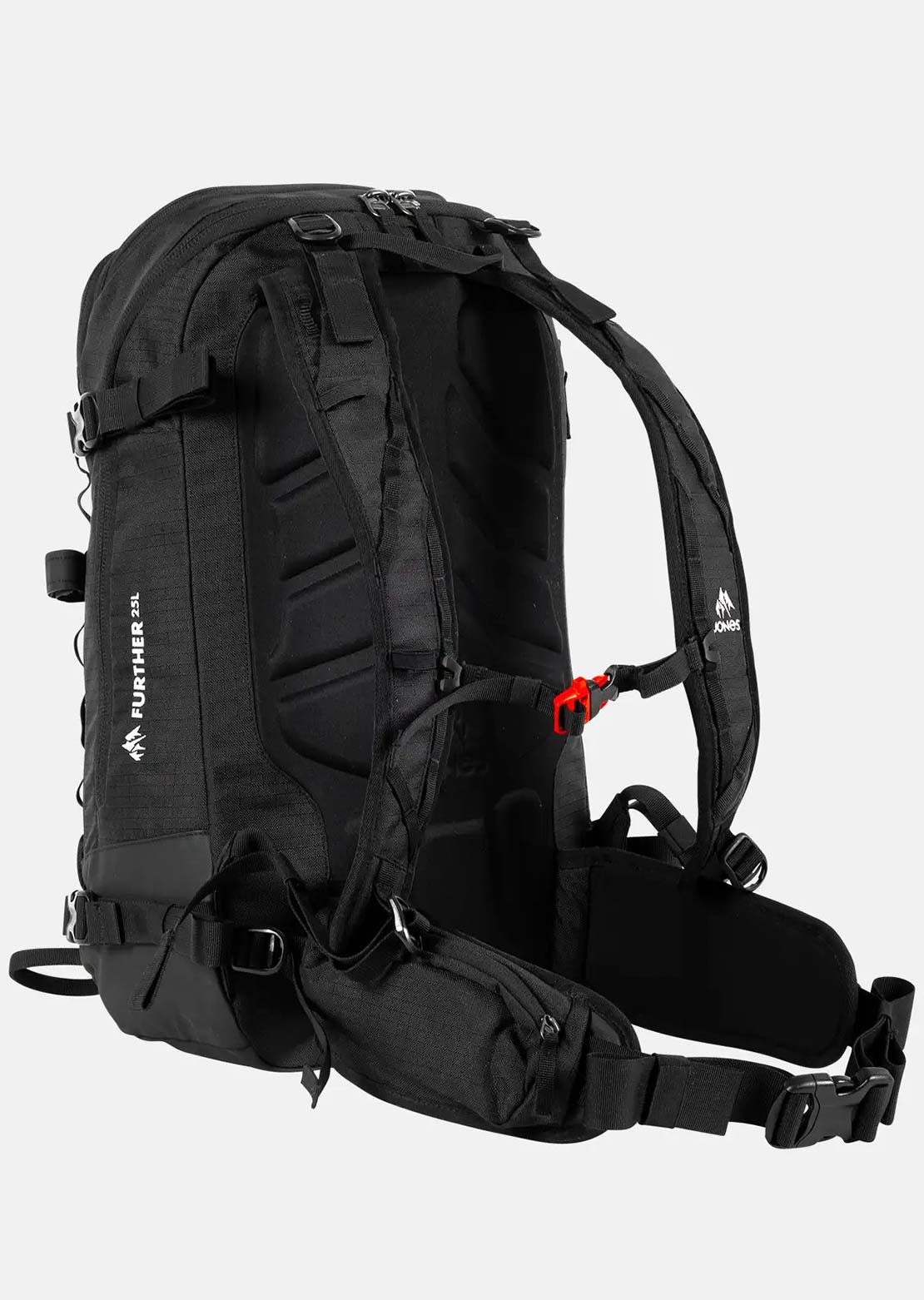 Jones Unisex Further 25L Backpack Stealth Black