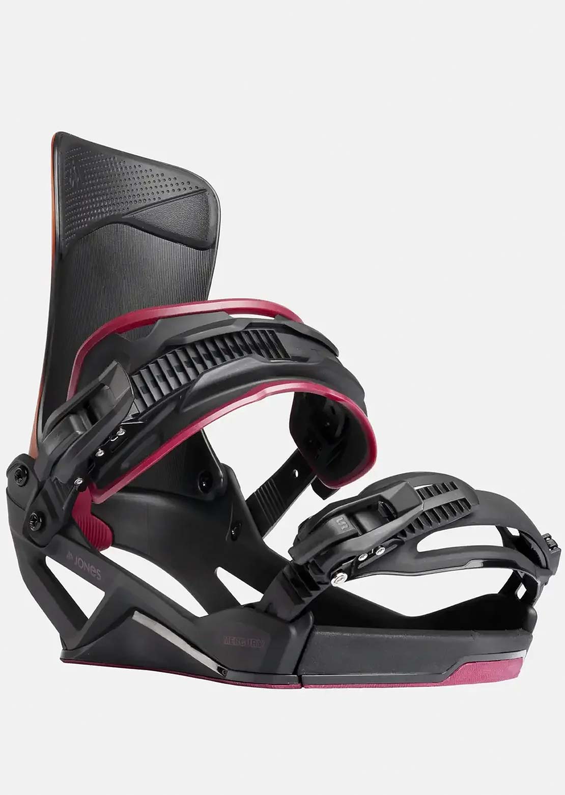 Jones Unisex Mercury FASE Snowboard Bindings Borealis Black/Pink