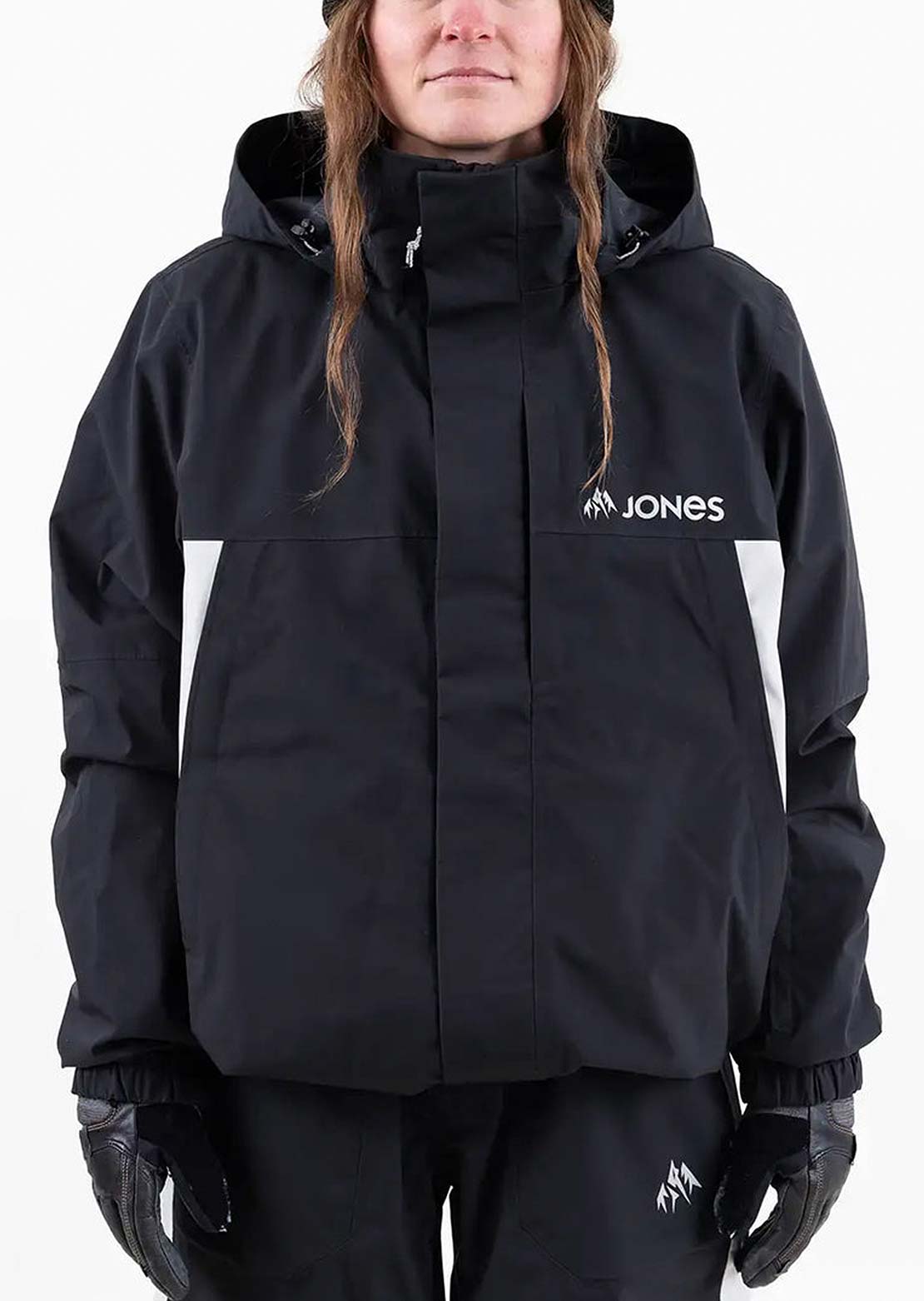Jones Unisex Mountain Surf Tweaker Recycled Jacket Stealth Black